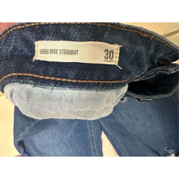 Anthropologie Harper High Rise Straight Jeans Size 30 - Picture 3 of 4